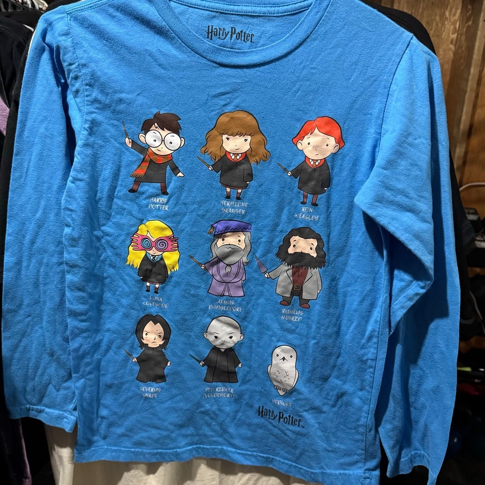 Harry Potter - Chibi long sleeve girls large (10/12)